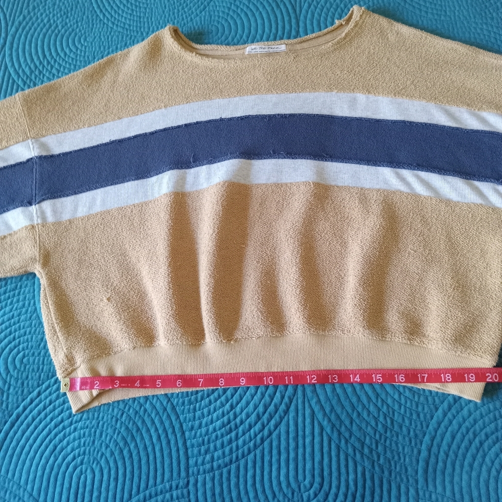 Free People We The Free Palo Alto Cotton Blend Pullover Sweatshirt - Picture 8 of 12